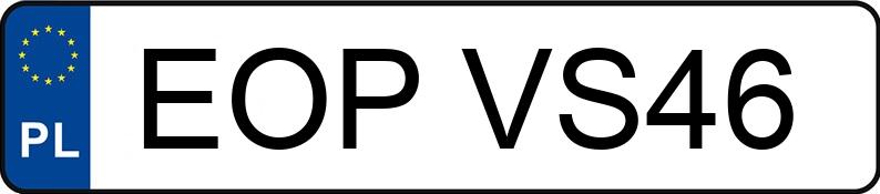 Numer rejestracyjny EOP VS46 posiada AUDI A6 - EOPVS46