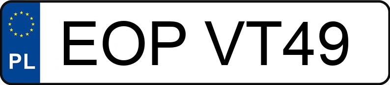 Numer rejestracyjny EOP VT49 posiada MERCEDES-BENZ C 250 BlueEFFICIENCY MR`11 E5 204 C 250 BlueEFFICIENCY MR`11 E5 204 - EOPVT49