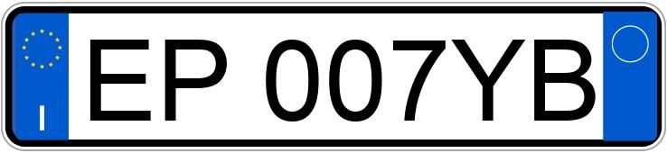 Registreringsnummeret EP007YB har Renault Megane
