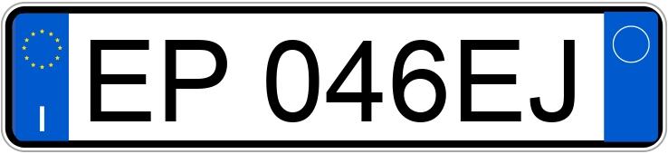 Numer rejestracyjny EP046EJ posiada FIAT Panda 3a serie Numer rejestracyjny EP046EJ posiada FIAT Panda 3a serie