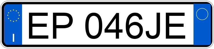 Numer rejestracyjny EP046JE posiada VOLKSWAGEN Golf 7a serie