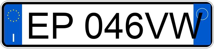 Numer rejestracyjny EP046VW posiada FIAT 500L