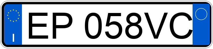 Numer rejestracyjny EP058VC posiada BMW X1