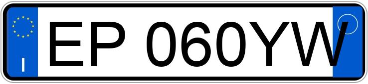 Numer rejestracyjny EP060YW posiada FIAT FREEMONT