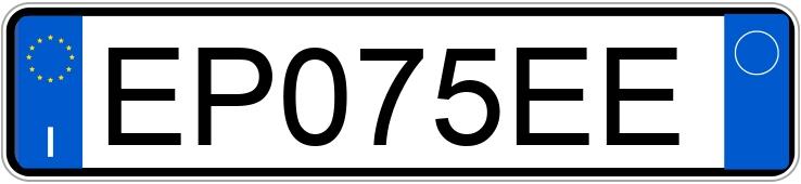 Numer rejestracyjny EP075EE posiada MERCEDES Classe A