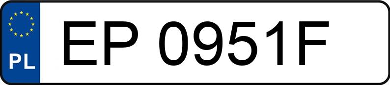 Numer rejestracyjny EP 0951F posiada SKODA KAROQ - EP0951F