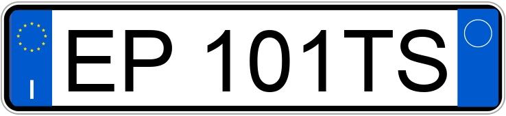 Numer rejestracyjny EP101TS posiada VOLKSWAGEN Polo 5a serie