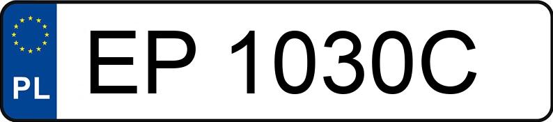 Numer rejestracyjny EP 1030C posiada NIEWIADÓW N126E - EP1030C