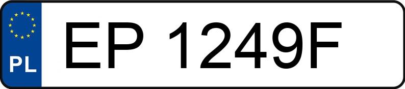 Numer rejestracyjny EP 1249F posiada VOLKSWAGEN PASSAT - EP1249F Numer rejestracyjny EP 1249F posiada VOLKSWAGEN PASSAT - EP1249F