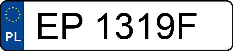 Numer rejestracyjny EP 1319F posiada VOLKSWAGEN GOLF - EP1319F