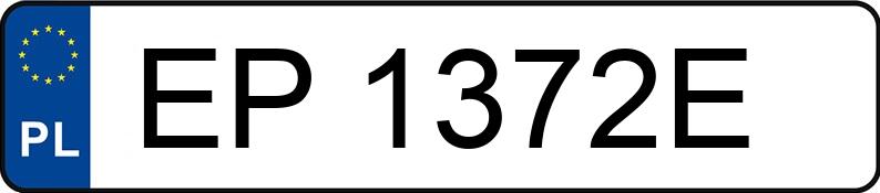 Numer rejestracyjny EP 1372E posiada HYUNDAI TUCSON - EP1372E