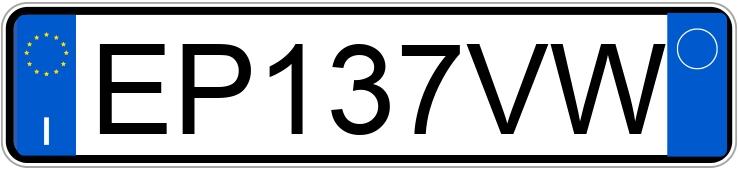 Numer rejestracyjny EP137VW posiada ALFA ROMEO MiTo