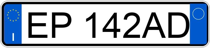 Numer rejestracyjny EP142AD posiada ALFA ROMEO Giulietta Numer rejestracyjny EP142AD posiada ALFA ROMEO Giulietta