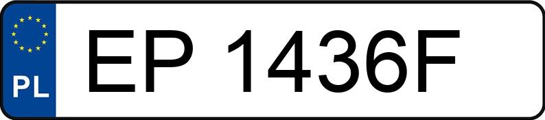 Numer rejestracyjny EP 1436F posiada JAECOO Jaecoo 7 1.6 MJD MR`24 E6e Urban - EP1436F