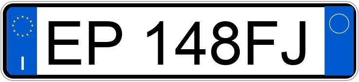 Numer rejestracyjny EP148FJ posiada BMW Serie 5