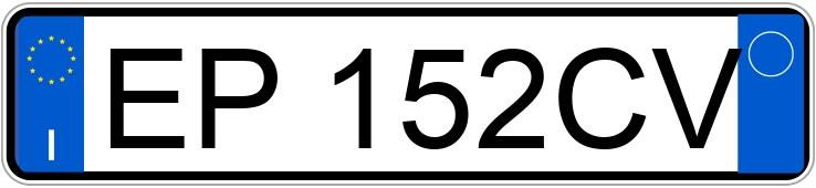 Numer rejestracyjny EP152CV posiada OPEL Corsa 4a serie