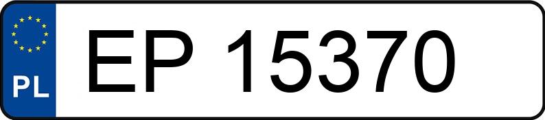 Numer rejestracyjny EP 15370 posiada ZSP NIEWIADÓW Kempingowa N126 0.7t N - EP15370