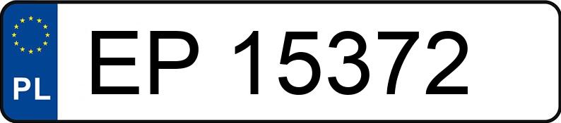 Numer rejestracyjny EP 15372 posiada ADRIA Opatija 470 1.1t TQ - EP15372