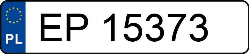 Numer rejestracyjny EP 15373 posiada JANMIL - - EP15373 Numer rejestracyjny EP 15373 posiada JANMIL - - EP15373