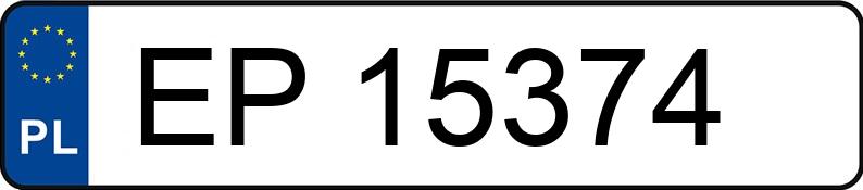 Numer rejestracyjny EP 15374 posiada WILK 3100CI SPORT 380 - EP15374 Numer rejestracyjny EP 15374 posiada WILK 3100CI SPORT 380 - EP15374