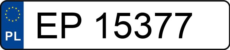 Numer rejestracyjny EP 15377 posiada SAM 1200 - EP15377 Numer rejestracyjny EP 15377 posiada SAM 1200 - EP15377
