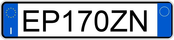 Numer rejestracyjny EP170ZN posiada FIAT Punto 4a serie Numer rejestracyjny EP170ZN posiada FIAT Punto 4a serie