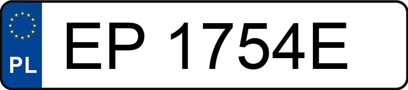 Numer rejestracyjny EP 1754E posiada PEUGEOT 208 - EP1754E