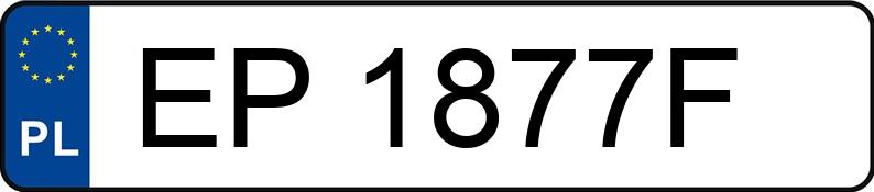 Numer rejestracyjny EP 1877F posiada CITROEN C2 1.4 HDI MR`03 E4 Confort - EP1877F