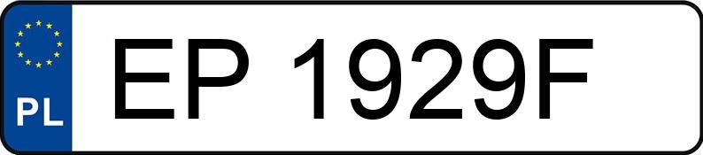 Numer rejestracyjny EP 1929F posiada BMW 520D - EP1929F