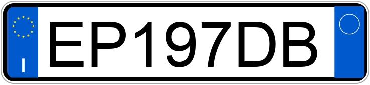 Numer rejestracyjny EP197DB posiada FIAT Panda 3a serie Numer rejestracyjny EP197DB posiada FIAT Panda 3a serie