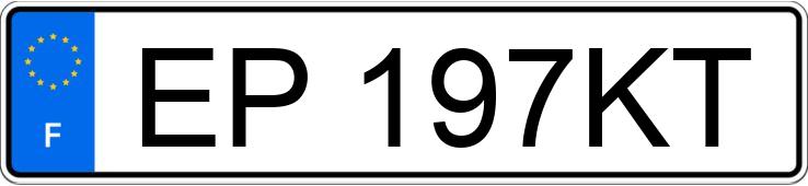 Numer rejestracyjny EP197KT posiada CITROEN C4