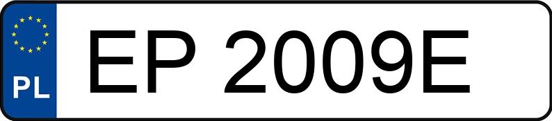 Реєстраційний номер EP 2009E має KIA Sportage 1.6 GDI MR`14 E5 S - EP2009E