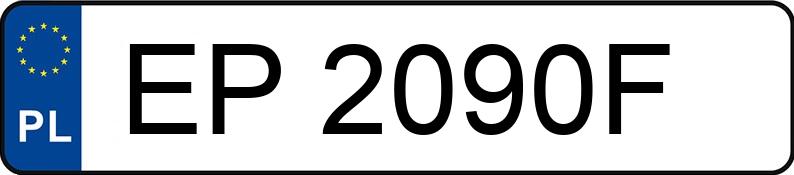 Numer rejestracyjny EP 2090F posiada SKODA KODIAQ - EP2090F