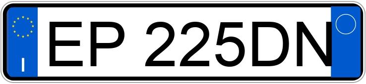 Numer rejestracyjny EP225DN posiada SKODA Yeti