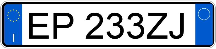 Numer rejestracyjny EP233ZJ posiada DACIA Sandero 2a serie