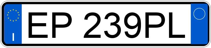 Numer rejestracyjny EP239PL posiada VOLKSWAGEN Polo 5a serie Numer rejestracyjny EP239PL posiada VOLKSWAGEN Polo 5a serie