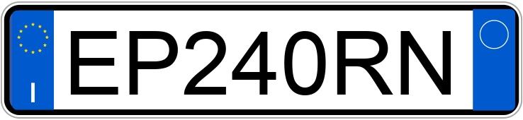 Numer rejestracyjny EP240RN posiada MINI Mini Countrym.