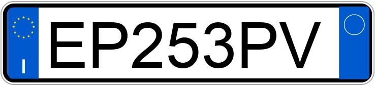 Numer rejestracyjny EP253PV posiada CITROEN C3 2a serie