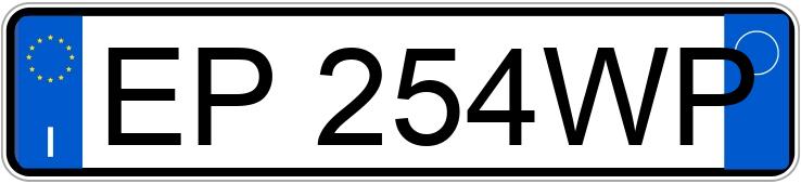 Numer rejestracyjny EP254WP posiada PEUGEOT 107