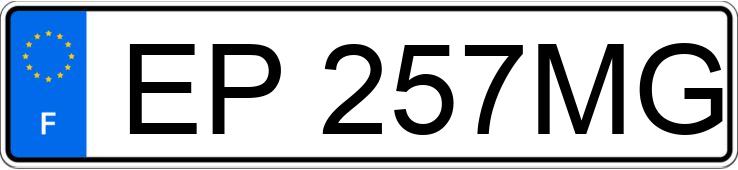 Numer rejestracyjny EP257MG posiada OPEL ADAM