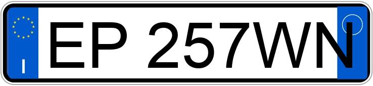 Numer rejestracyjny EP257WN posiada AUDI A3 3a serie Numer rejestracyjny EP257WN posiada AUDI A3 3a serie