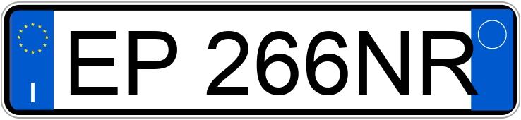 Numer rejestracyjny EP266NR posiada FIAT 500L