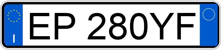 Numer rejestracyjny EP280YF posiada MINI Mini 3a serie Numer rejestracyjny EP280YF posiada MINI Mini 3a serie