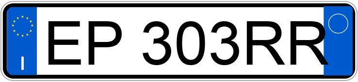 Numer rejestracyjny EP303RR posiada FORD Fiesta 6a serie