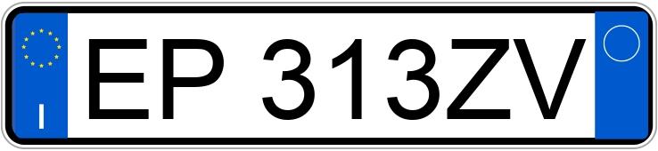 Numer rejestracyjny EP313ZV posiada FIAT 500 Numer rejestracyjny EP313ZV posiada FIAT 500