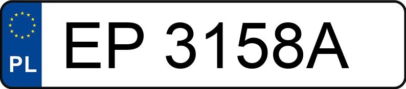 Numer rejestracyjny EP 3158A posiada HYUNDAI TUCSON - EP3158A