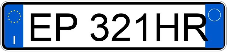 Numer rejestracyjny EP321HR posiada MERCEDES Classe A