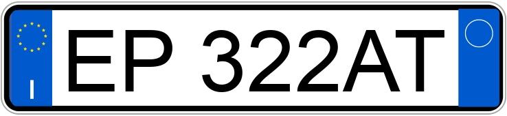 Numer rejestracyjny EP322AT posiada SSANGYONG Korando 3a serie Numer rejestracyjny EP322AT posiada SSANGYONG Korando 3a serie