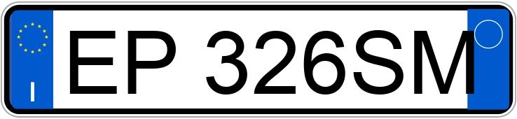 Numer rejestracyjny EP326SM posiada VOLKSWAGEN Golf 7a serie