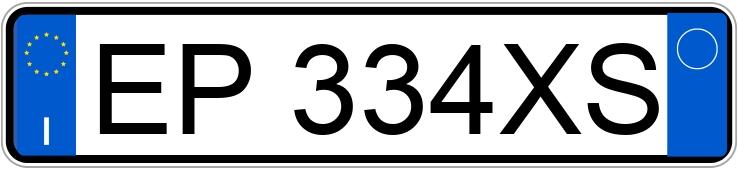 Numer rejestracyjny EP334XS posiada CITROEN C3 2a serie Numer rejestracyjny EP334XS posiada CITROEN C3 2a serie